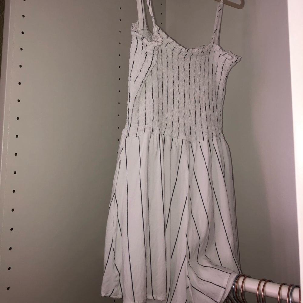 Cute little stripped romper.